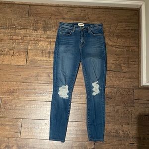 L’Agence Distressed Skinny Jean